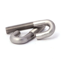 M10*30 Yellow Mechanical Galvanized Carbon Steel Full Thread Stainless Steel 304 316 A2 A4  J Bolts